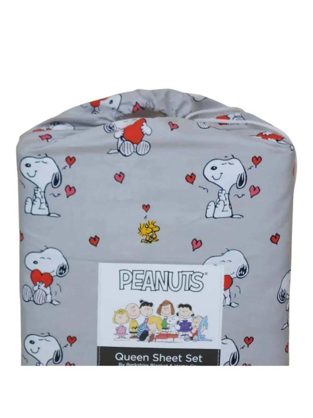 Peanuts Snoopy Queen Sheet Set By Berkshire Hearts Valentines Anniversary